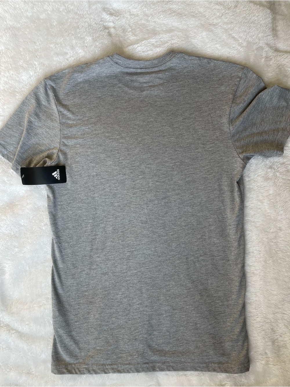 NWT Adidas Golf Men's Size Small Gray Badge of Sport Logo Graphic T-Shirt S - Picture 2 of 7